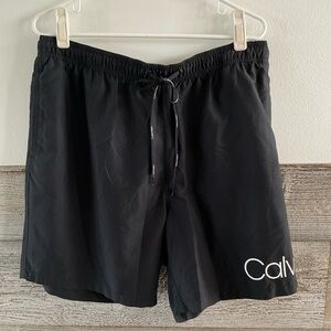Calvin Klein black swim shorts men’s size XL (Q1)